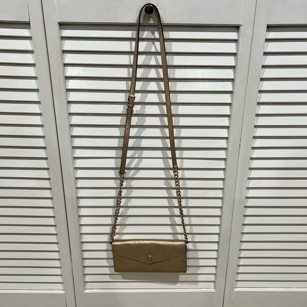 Wallet Gold Crossbody Bag - Picture 4 of 15